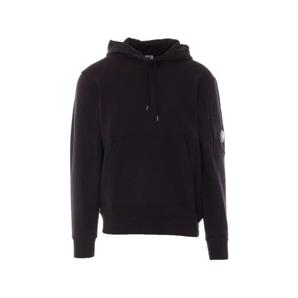 C.P. Company Men Lens Diagonal Raised Fleece Hoodie
